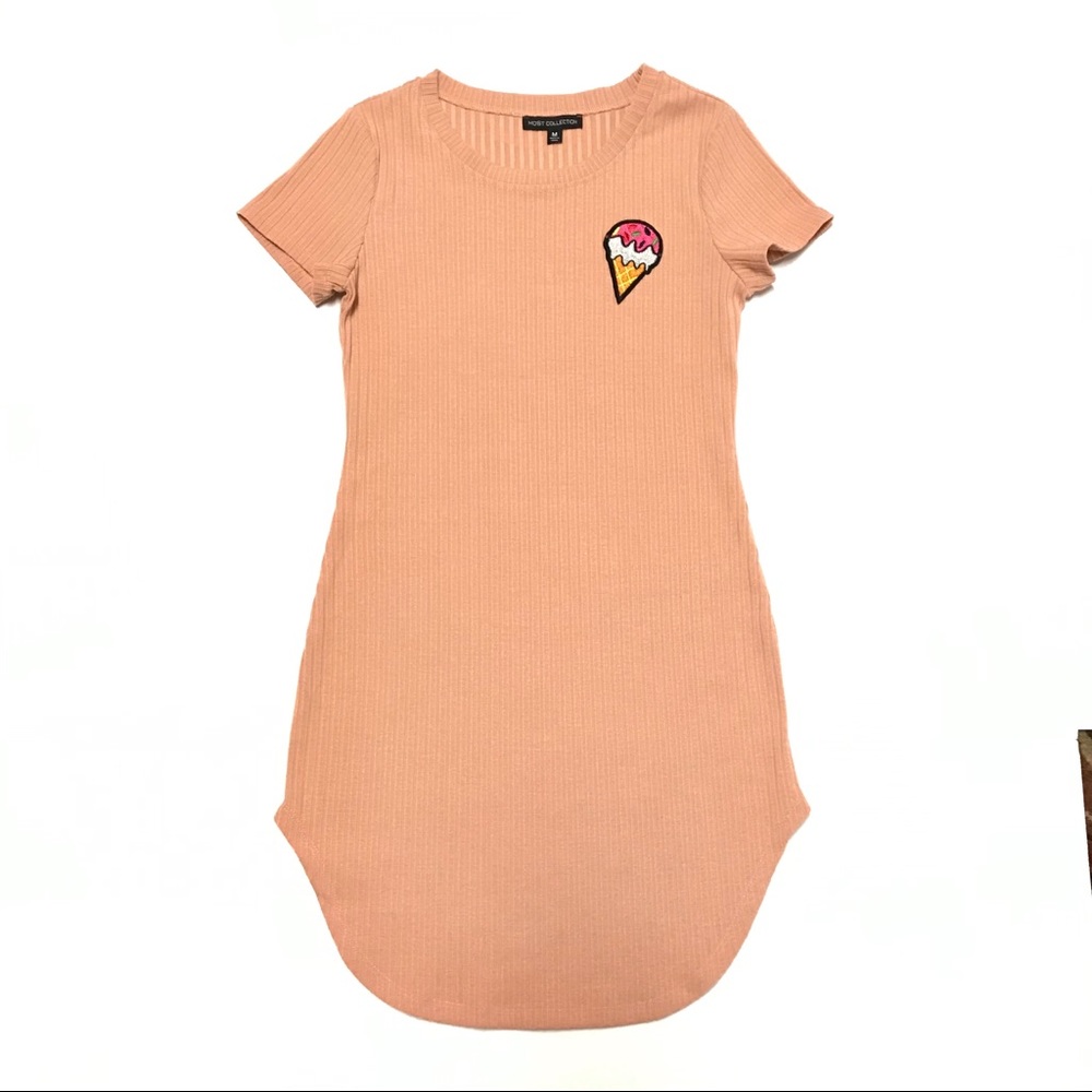 URBAN OUTFITTERS | Flirty & Fun Ice Cream Mini Tee Shirt Mini Dress